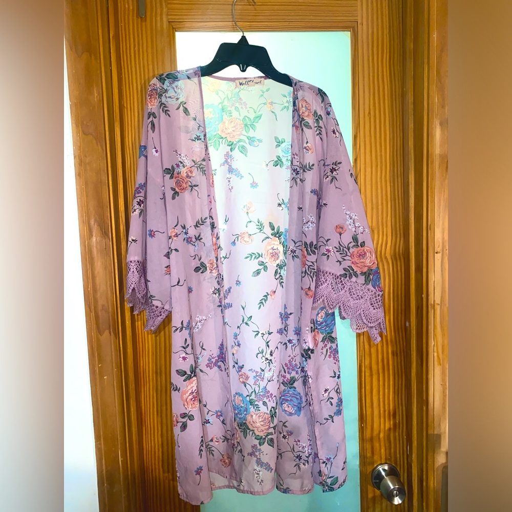 Wallflower Kimono, beach cover up, accessory